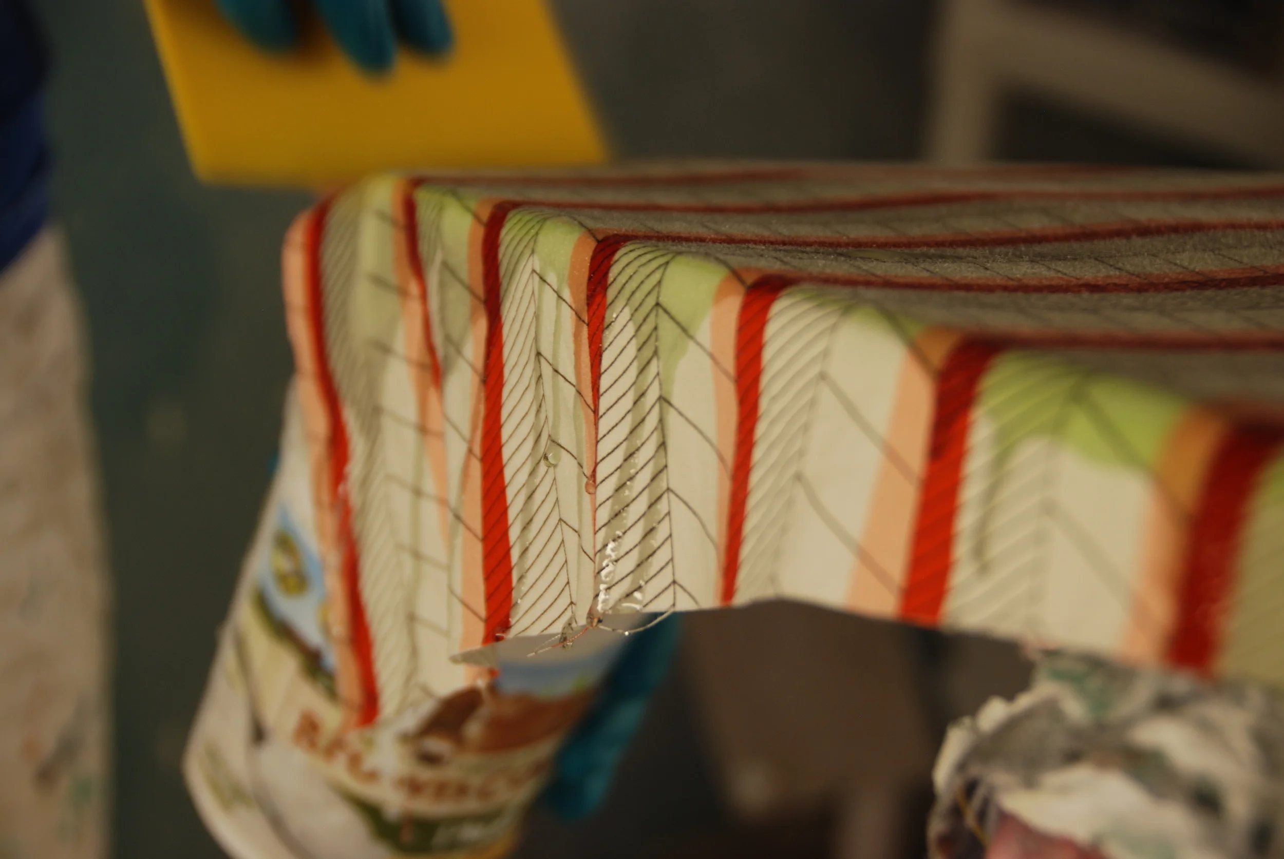 Add fabric &amp; resin!